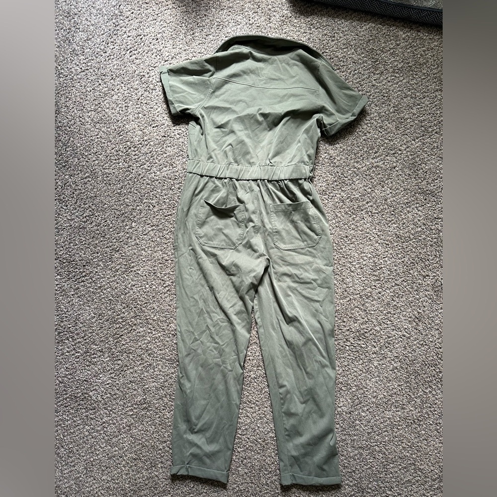 Mono B Army Green Jumpsuit size Medium - Picture 10 of 11